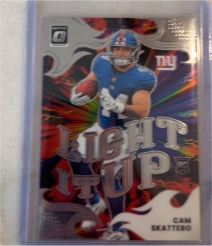 2025 Panini Donruss Optic #5 Cam Skattebo Light It Up — front