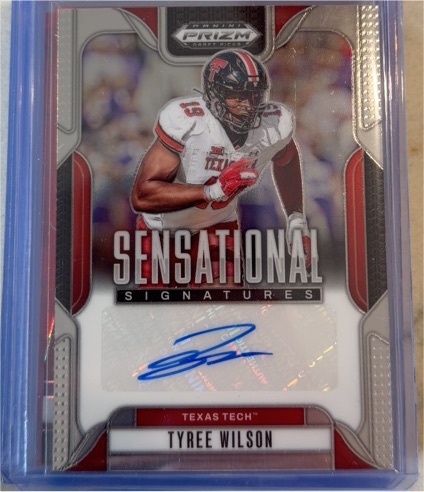 2025 Panini Prizm Draft Picks Sensational Signatures #SS-TYW Tyree Wilson — front