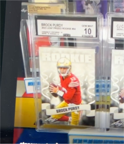 2023 Leaf Prized Rookie #04 Brock Purdy — front