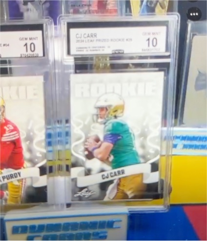2022 Leaf Prized Rookie #29 CJ Carr — front