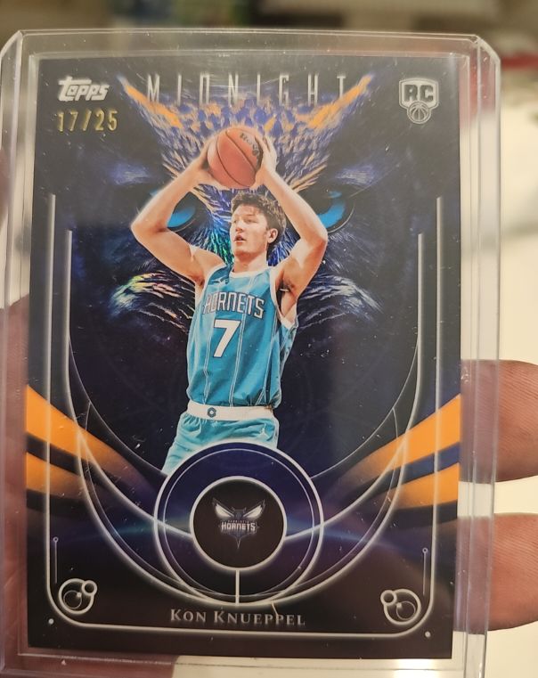 2025-26 Topps Midnight Night Owls #Kon Knueppel — front