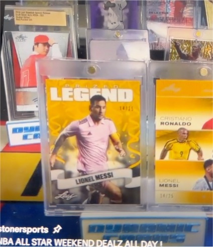 2023 Leaf Prized Legends #14 Lionel Messi — front