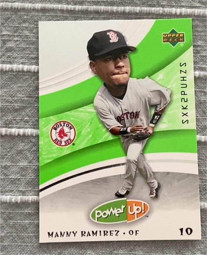 2004 Upper Deck Power Up #10 Manny Ramirez — front