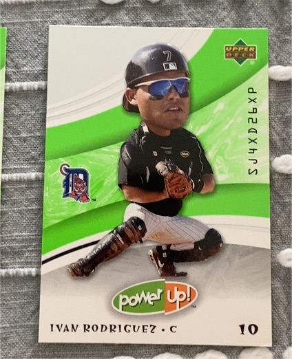 2004 Upper Deck Power Up #39 Ivan Rodriguez — front