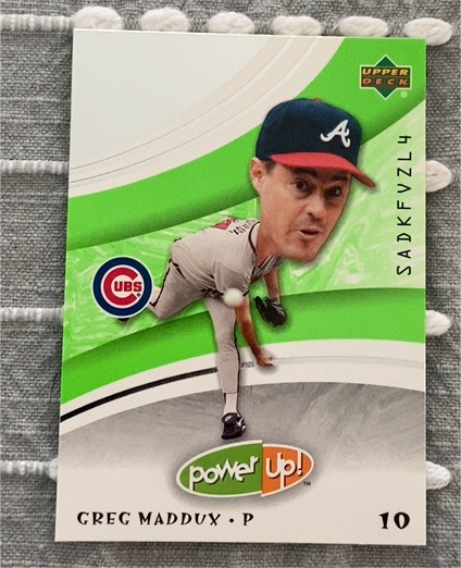 2004 Upper Deck Power Up #78 Greg Maddux — front