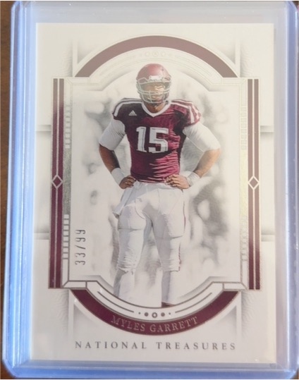 2023 Panini National Treasures #33 Myles Garrett — front