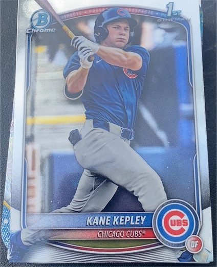 2025 Bowman Chrome #BDC-200 Kane Kepley — front