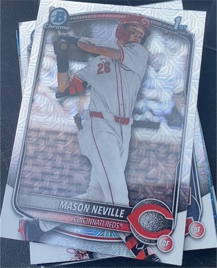 2025 Bowman Draft #BDC-109 Mason Neville — front