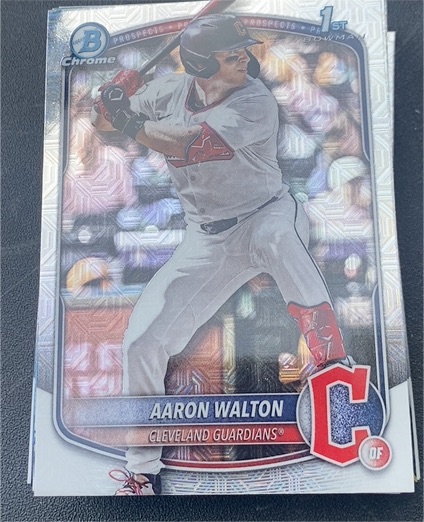 2025 Bowman Draft Chrome #BDC-134 Aaron Walton — front