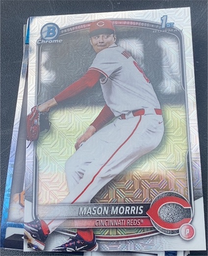 2025 Bowman Chrome Draft #BDC-66 Mason Morris — front