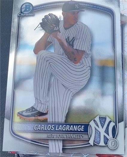 2025 Bowman Draft Chrome #BDC-132 Carlos LaGrange — front