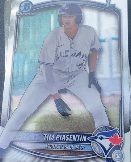 2025 Bowman Draft Chrome #BDC-73 Tim Piasentin — front