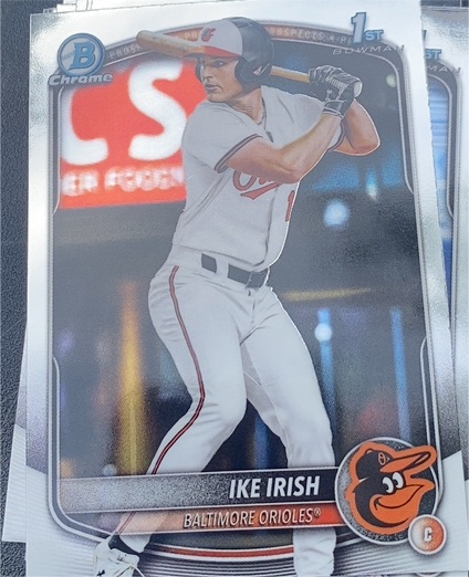 2025 Bowman Draft Chrome #BDC-16 Ike Irish — front