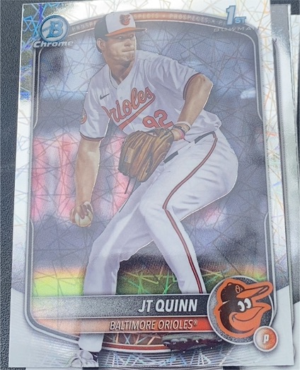 2025 Bowman Chrome Draft #BDC-85 JT Quinn — front