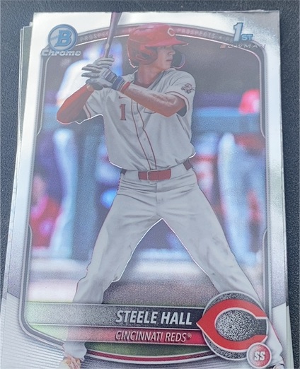 2025 Bowman Draft Chrome #BDC-20 Steele Hall — front