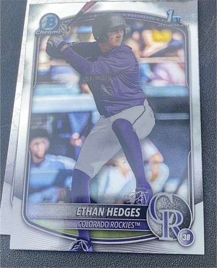 2025 Bowman Chrome #BDC-148 Ethan Hedges — front