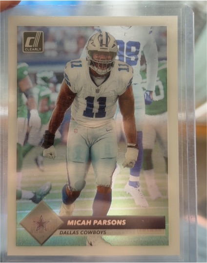 2024 Donruss Clearly #11 Micah Parsons — front