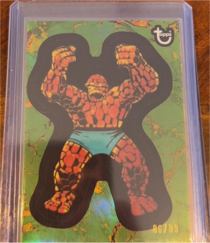 2025 Topps Marvel Comic Book Heroes 1975 The Thing #52 — front