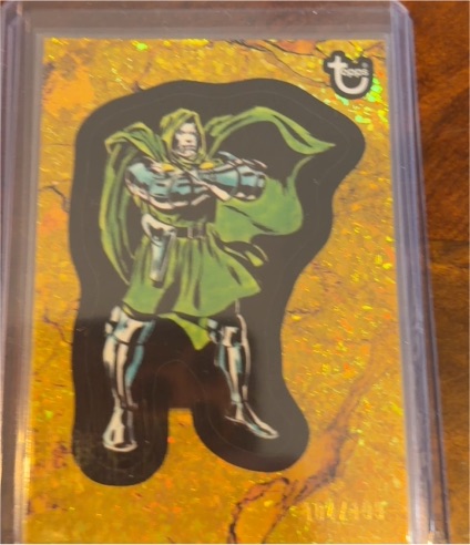 2025 Topps Marvel Comic Book Heroes #35 Doctor Doom — front