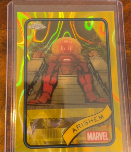 2025 Topps Chrome Marvel #75 Arishem — front