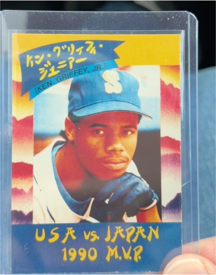 1990 Kalifornia Kardz #NNO Ken Griffey Jr. USA vs Japan 1990 MVP — front