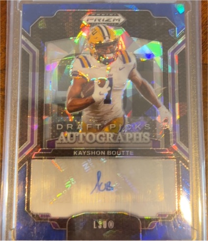 2025 Panini Prizm Draft Picks #DPA-KYB Kayshon Boutte — front