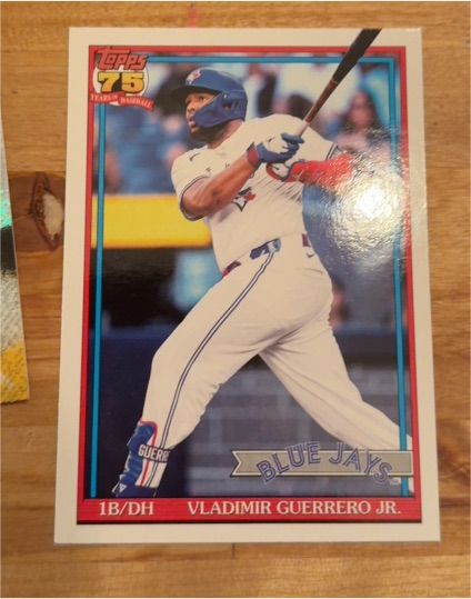 2026 Topps Series 1 #T91-9 Vladimir Guerrero Jr. — front