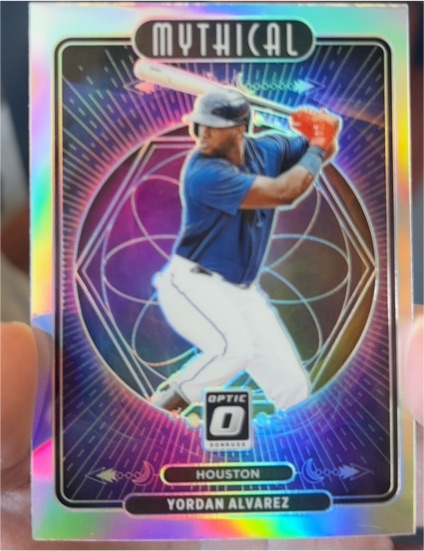 2021 Donruss Optic #M18 Yordan Alvarez Mythical — front