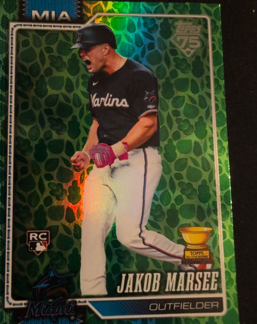 2026 Topps Series 1 #37 Jakob Marsee — front