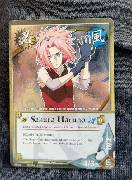 Naruto CCG PR-040 Sakura Haruno — front