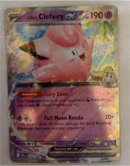 2025 Pokémon SV Journey Together #056 Lillie's Clefairy ex — front