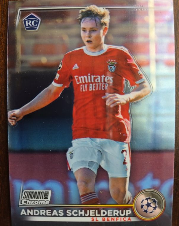 2022-23 Topps Stadium Club Chrome UEFA #89 Andreas Schjelderup — front