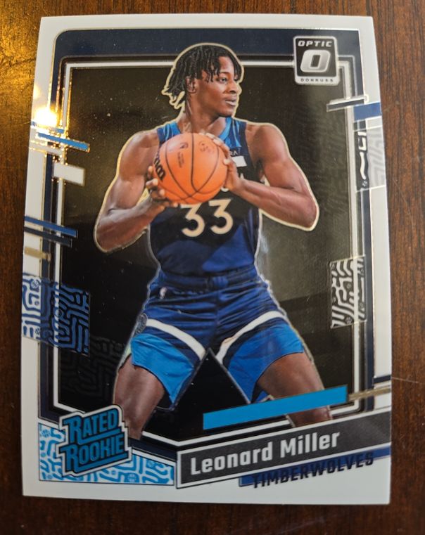 2023-24 Panini Donruss Optic #234 Leonard Miller — front