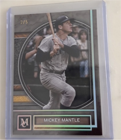 2025 Topps Museum Collection #71 Mickey Mantle — front