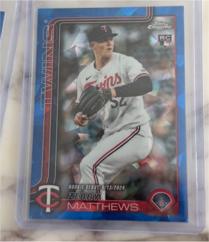 2025 Topps Chrome Update #USC171 Zebby Matthews — front