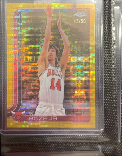 2025-26 Topps Chrome #231 Matas Buzelis — front