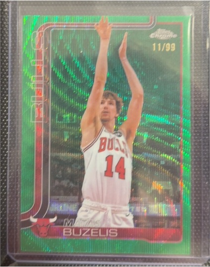 2025-26 Topps Chrome #231 Matas Buzelis — front