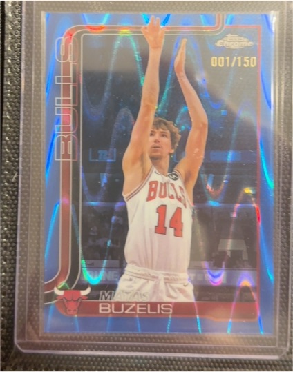 2025 Topps Chrome #231 Matas Buzelis — front