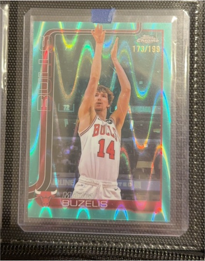 2025-26 Topps Chrome #231 Matas Buzelis — front