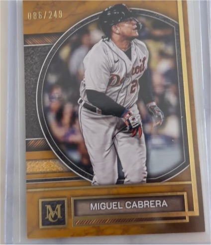 2025 Topps Museum Collection #086 Miguel Cabrera — front
