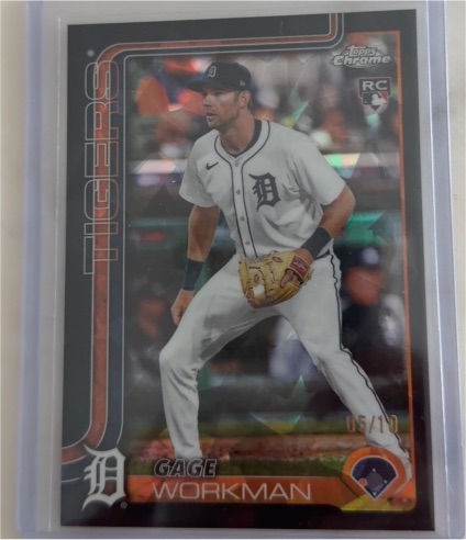 2025 Topps Chrome Update #USC21 Gage Workman — front