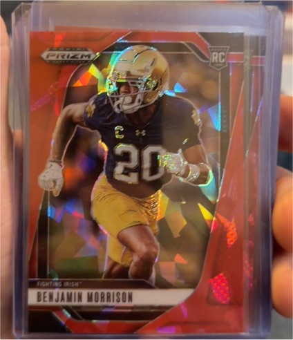 2025 Panini Prizm Draft Picks #75 Benjamin Morrison — front