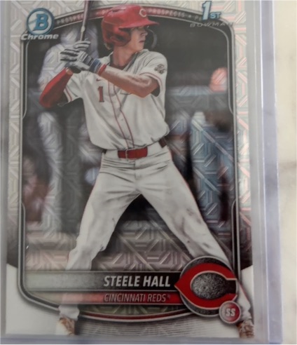 2025 Bowman Draft Chrome #BDC-20 Steele Hall — front