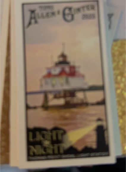 2025 Topps Allen & Ginter #LTN-27 Thomas Point Shoal Lighthouse — front