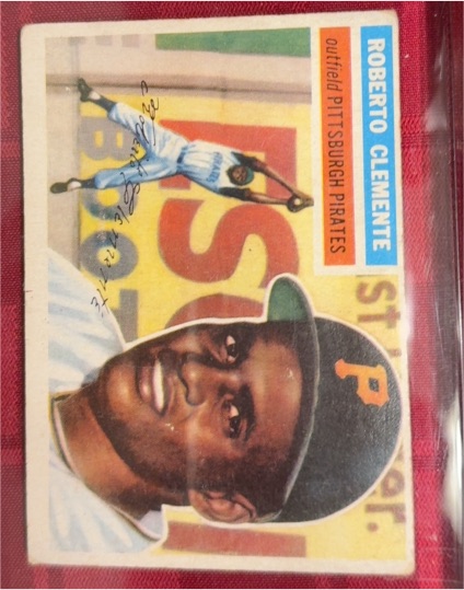 1956 Topps #33 Roberto Clemente — front