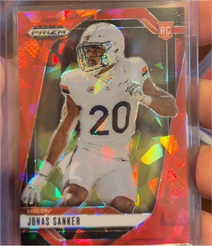 2025 Panini Prizm Draft Picks #142 Jonas Sanker — front