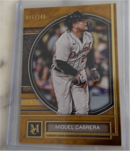 2025 Topps Museum Collection #086 Miguel Cabrera — front