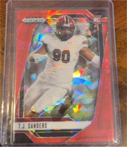 2025 Panini Prizm Draft Picks #112 T.J. Sanders — front