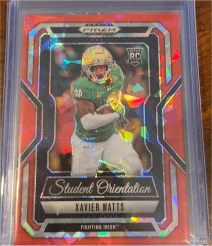 2025 Panini Prizm Draft Picks #15 Xavier Watts Student Orientation — front