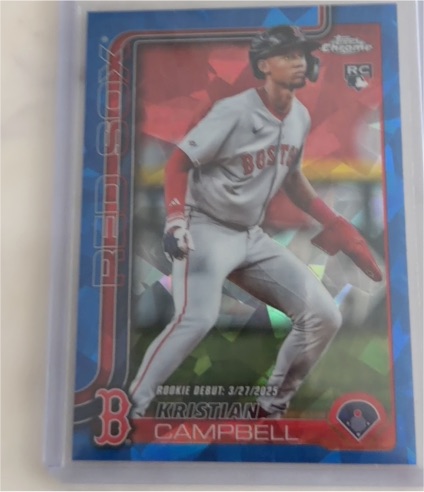 2025 Topps Chrome Update #US129 Kristian Campbell — front